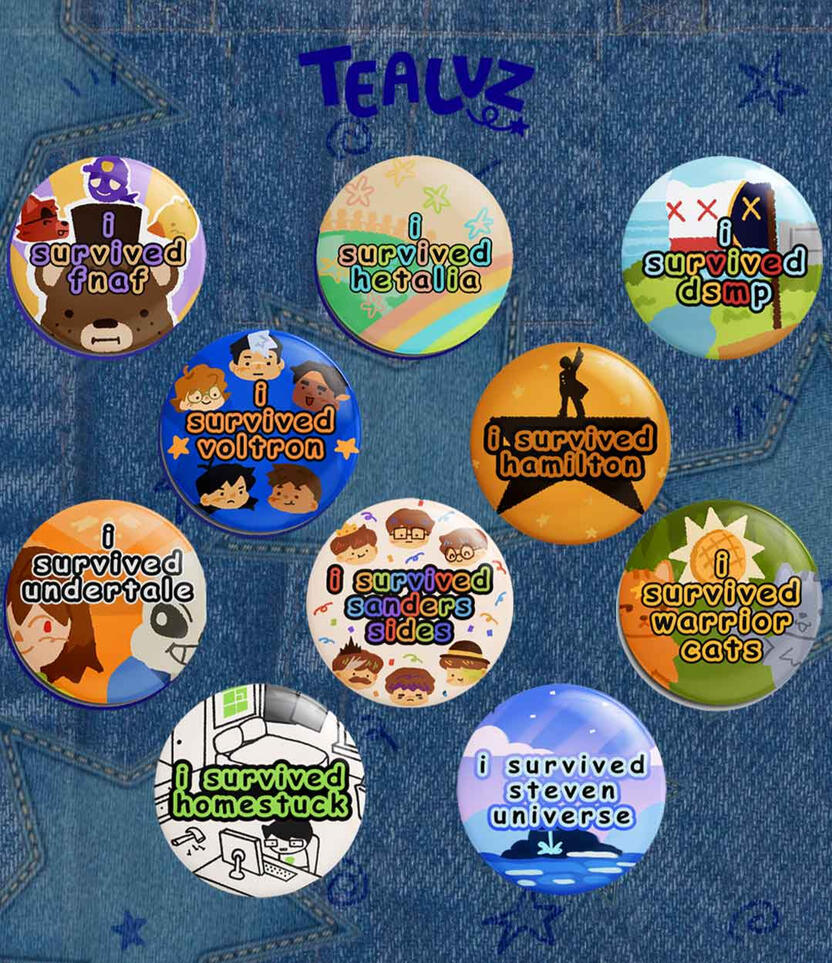 fandom button pins